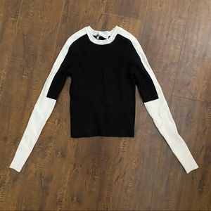 Zara color block L/S top